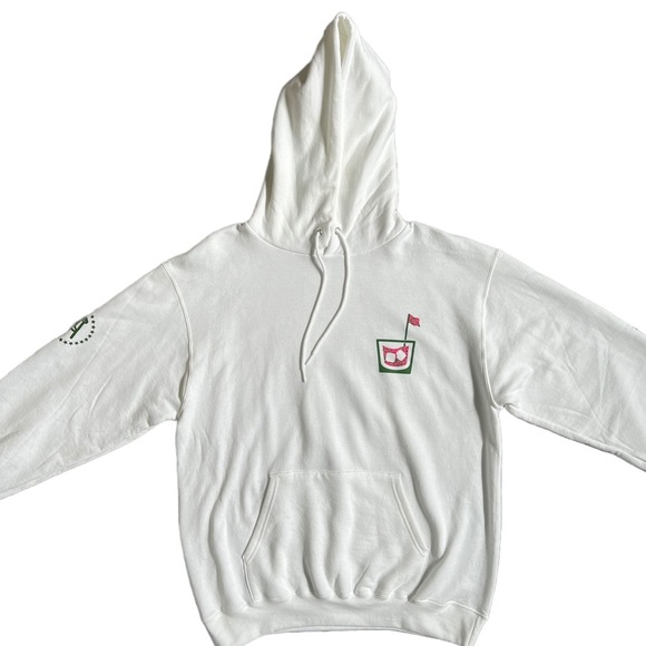 CHAMPION / BARSTOOL SPORTS SPITTIN CHICLETS WHITE PINK WHITNEY COCKTAIL HOODIE - Picture 8 of 8